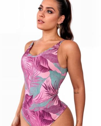 Vestido de Baño Enterizo Estampado