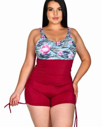 Vestido de Baño Enterizo Short Ajustable